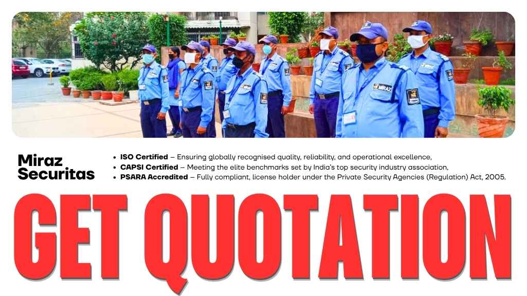 Security Guard Agency Delhi Miraz Securitas banner